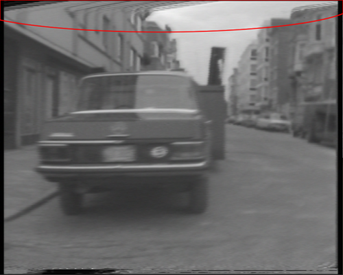 Video still from the first digitisation attempt by AV Works of Danny Matthys' work 'Zeedijk Knokke-Heist' (1973-1974).