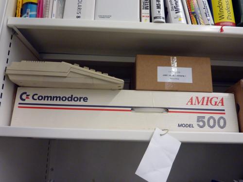 Un Commodore Amiga 500 dans la collection de la HKB. Photo: PACKED vzw.