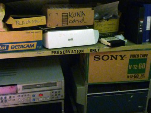 Shelves at BAVC. Photo: PACKED vzw.