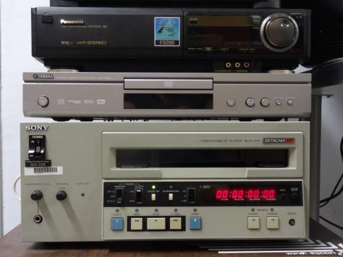 Sony Betacam SP player and Panasonic VHS player. Picture: WRO Art Center.