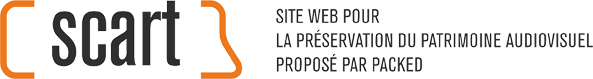 logo SCART - Site web pur la préservation du patrimoine audiovisuel proposé par packed