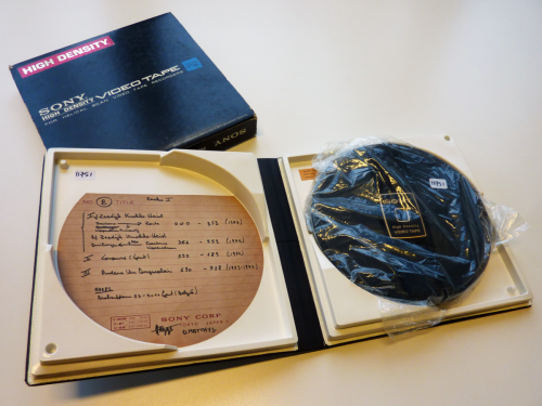 A 1/2" SONY V-60H (High Density) tape. Picture: PACKED vzw.